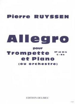 RUYSSEN Pierre Allegro trompette et piano Partition