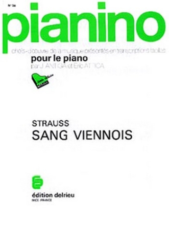 STRAUSS Johann Sang viennois - Pianino 36 piano Partition