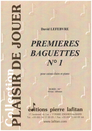 Premieres Baguettes no.1 pour caisse claire et piano