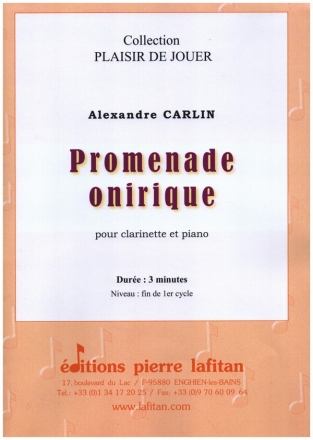 Promenade onirique pour clarinette et piano