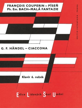 Couperin, Francois / Bach, Carl Philipp Emanuel / Hndel, Georg Friedr Lied - Kleine Fantasie - Ciaccona Klav Spielpartitur(en)