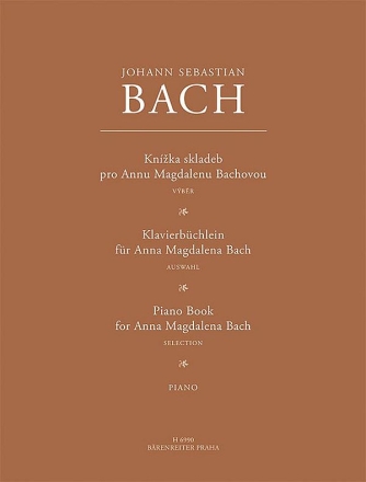 Bach, Johann Sebastian Klavierbchlein fr Anna Magdalena Bach Klav Spielpartitur(en)