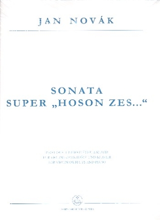 Sonata super Hoson zes fr Violine (Flte) und Klavier Stimmen