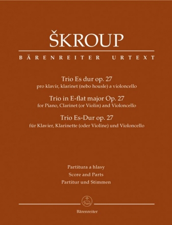 Trio Es-Dur op.27 fr Klavier, Klarinette (Violine) und Violoncello Partitur und Stimmen