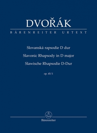 Slawische Rhapsodie D-Dur op.45,1 fr Orchester Studienpartitur