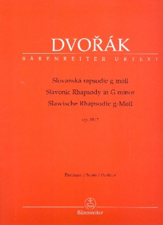 Slawische Rhapsodie g-Moll op.45,2 fr Orchester Partitur