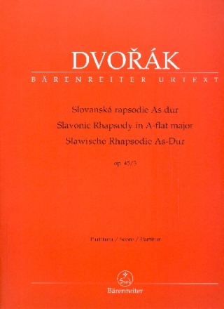 Slawische Rhapsodie As-Dur op.45,3 fr Orchester Partitur