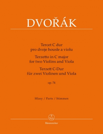 Terzetto op.74  fr 2 Violinen und Viola Stimmen