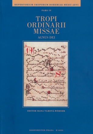 Tropi ordinarii missae. Agnus Dei Voc. singing score