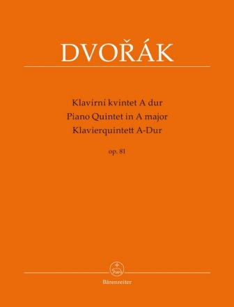 Quintett A-Dur op.81 fr Klavier, 2 Violinen, Viola und Violoncello Stimmen