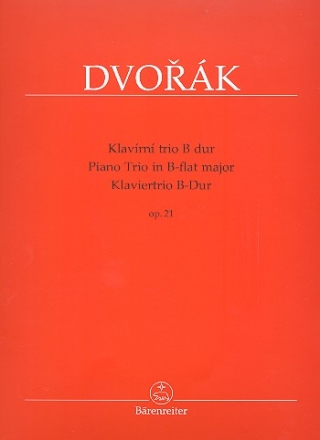 Trio B-Dur op.21 fr Violine, Violoncello und Klavier Stimmen