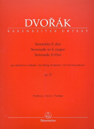 Serenade E-Dur op.22 fr Streichorchester Partitur