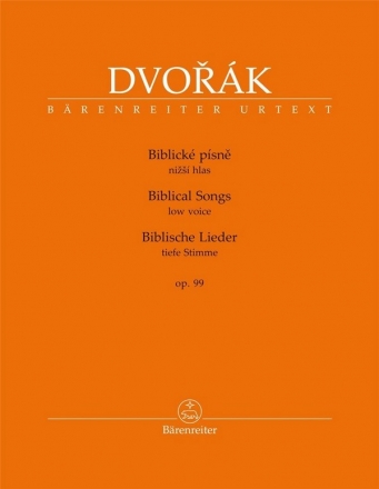 Biblische Lieder op.99 fr tiefe Stimme und Klavier