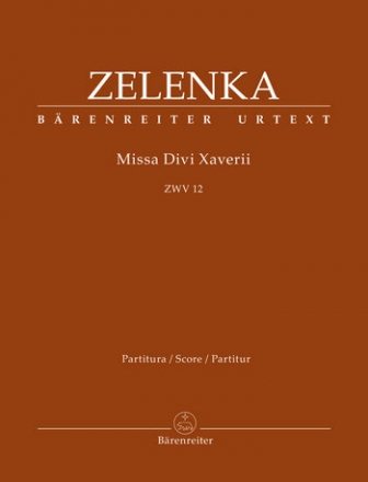 BA9594 Missa Divi Xaverii ZWV12 fr Soli, gem Chor und Orchester Partitur (la)