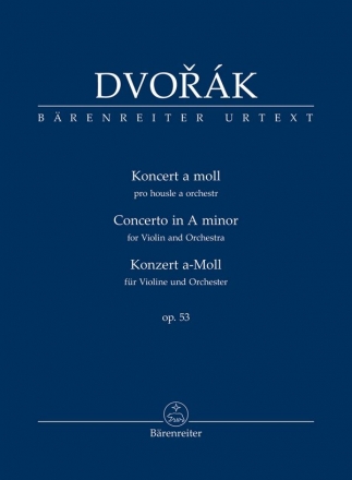 Konzert a-Moll op.53 fr Violine und Orchester Studienpartitur