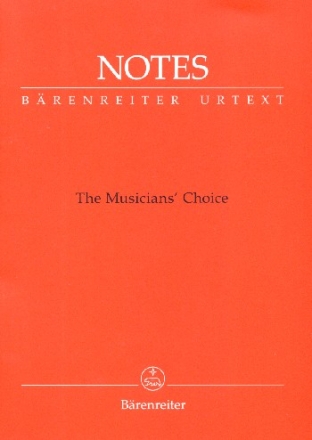 Notizbuch Notes - The Musician's Choice Umschlag Dvorak-orange (Mindestabnahme 10 Stk)