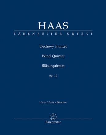 Blserquintett op.10 (1929) fr Flte, Oboe, Klarinette, Horn, Fagott Stimmen