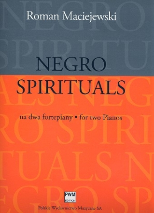 Negro Spirituals for 2 pianos 2 scores