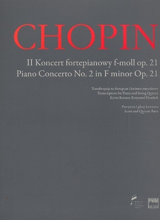 Concerto in f Minor no.2 op.21 for piano, 2 violins, viola, cello and double bass score and parts