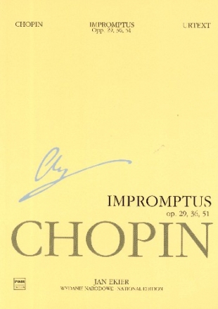 National Edition vol.3 A 3 Impromptus for piano study score