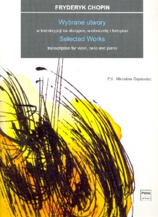 Selected Works for violin, violoncello and piano score and parts