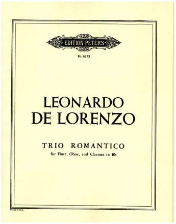 Trio Romantico op.78 fr Flte, Oboe und Klarinette Partitur und Stimmen