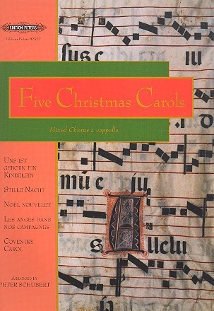 5 Christmas Carols fr gem Chor a cappella Partitur