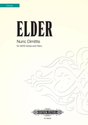 Elder, Daniel, Nunc Dimittis fr Chor (SATB), Klavier