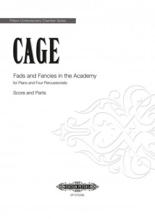 Fads and Fancies in the Academy for piano and four percussionists score and parts