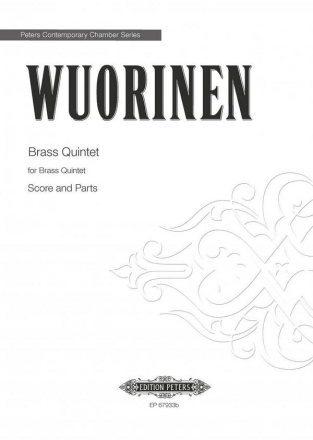 Wuorinen, Charles Brass Quintet  Partitur und Stimmen