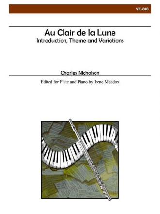 Nicholson - Au Clair de la Lune Flute and Piano