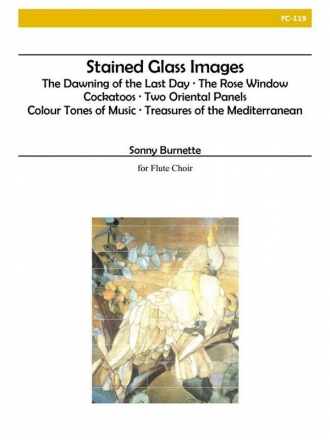 Burnette - Stained Glass Images (Complete Set w/CD) Flute Choir