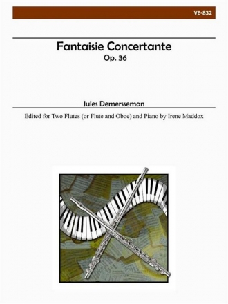 Demersseman - Fantasie Concertante Flute Duet and Piano