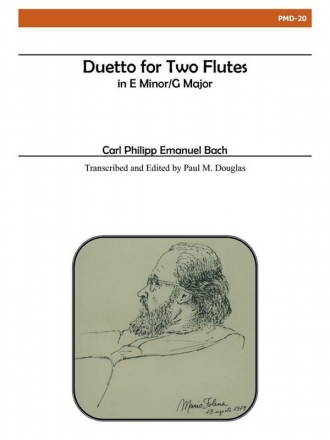 Bach - Duetto in E Minor/G Major for Two Flutes Flute Duet