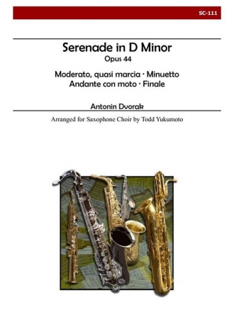 Dvorak - Serenade, Op. 44 for Saxophone Choir Saxophone Choir