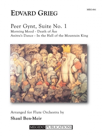 Peer Gynt, Suite No.1 for flute orchestra score and parts