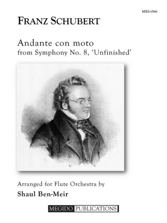 Schubert, Franz, Andante con moto from Symphony No. 8 Flute Choir