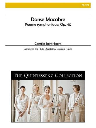 Danse Macabre for flute quintet score and parts