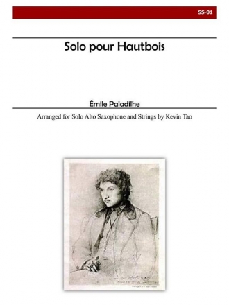 Emile Paladilhe, Solo Pour Hautbois Alto Saxophone and String Ensemble Partitur + Stimmen