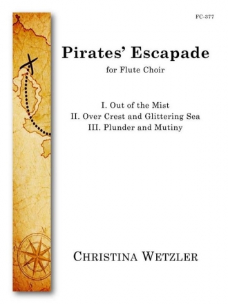 Christina Wetzler, Pirates Escapade Fltenensemble Partitur + Stimmen