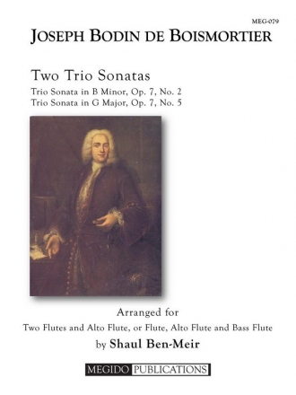 Boismortier, Joseph Bodin de, Two Trio Sonatas Flute Trio