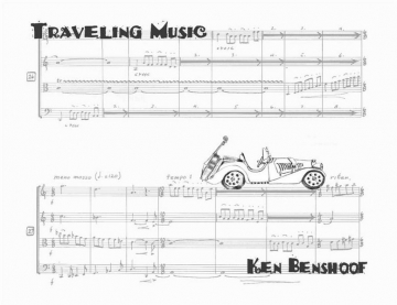 Ken Benshoof, Traveling Music Streichquartett Partitur + Stimmen