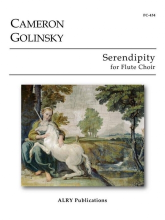 Cameron Golinsky, Serendipity for Flute Choir Fltenensemble Partitur + Stimmen