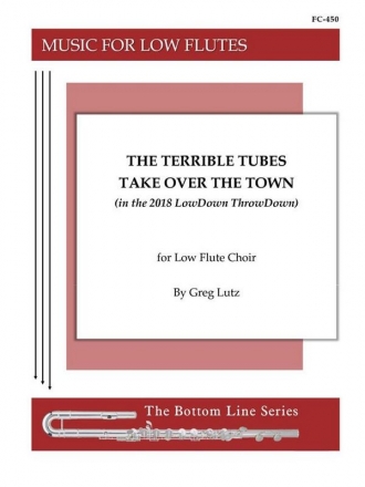 Greg Lutz, The Terrible Tubes Take Over The Town Fltenensemble Partitur + Stimmen