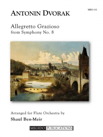 Dvorak, Antonin, Allegretto Grazioso from Symphony No. 8 Flute Choir