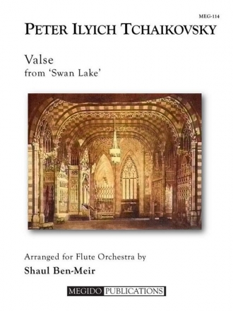 Pyotr Ilyich Tchaikovsky, Valse from 'Swan Lake' Fltenensemble Partitur + Stimmen