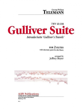 Georg Philipp Telemann, Gulliver Suite Fltenduett Buch