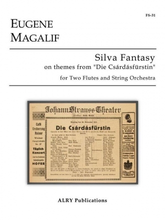 Eugene Magalif, Silva Fantasy 2 Flutes and String Orchestra Buch