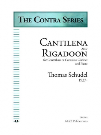 Thomas Schudel, Cantilena and Rigadoon Contrabass Clarinet and Piano Buch