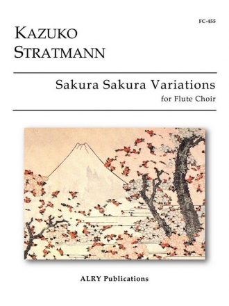 Kazuko Stratmann, Sakura Sakura Variations Fltenensemble Partitur + Stimmen